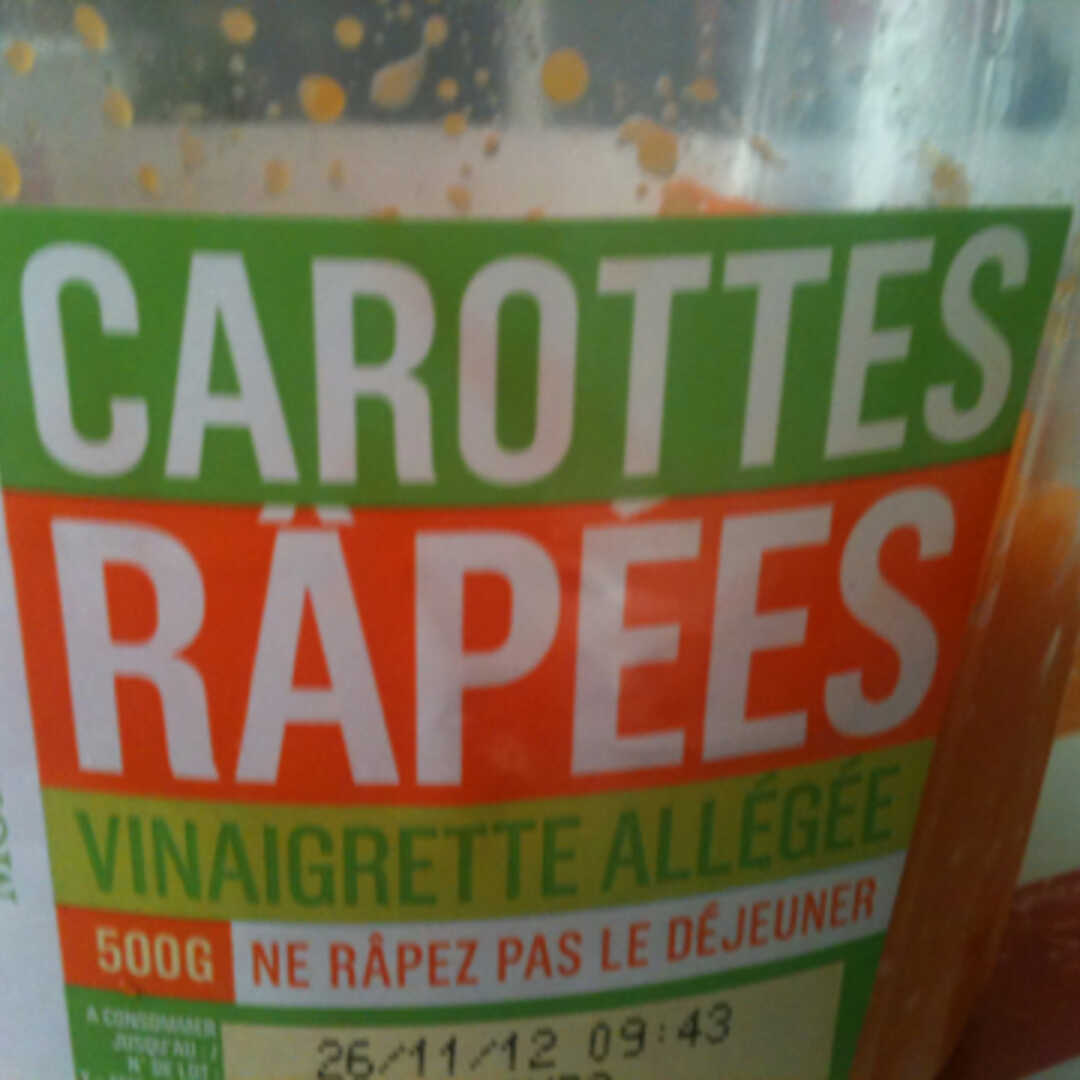 Monoprix Carottes Râpées Vinaigrette Allégée