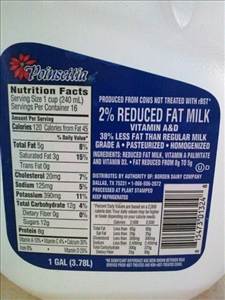 Poinsettia 2% Reduced Fat Milk