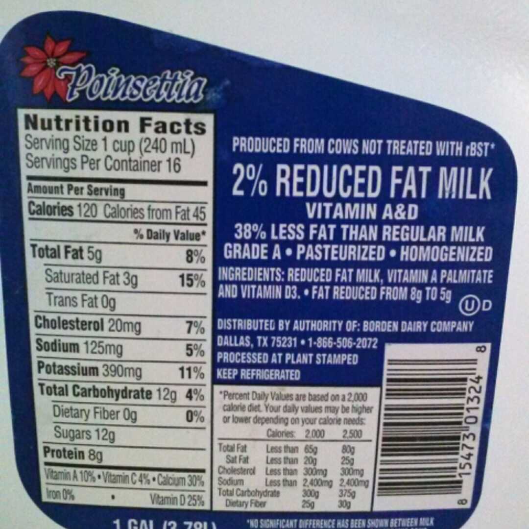 Poinsettia 2% Reduced Fat Milk