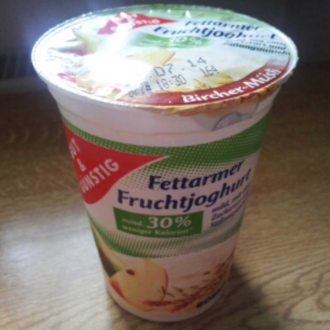 Gut & Günstig Fettarmer Fruchtjoghurt Bircher-Müsli