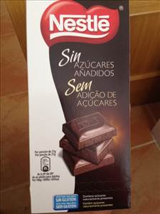 Nestlé Chocolate Negro sin Azúcar Añadido