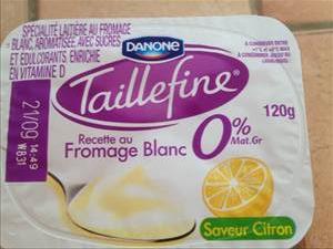 Taillefine Recette au Fromage Blanc Saveur Citron