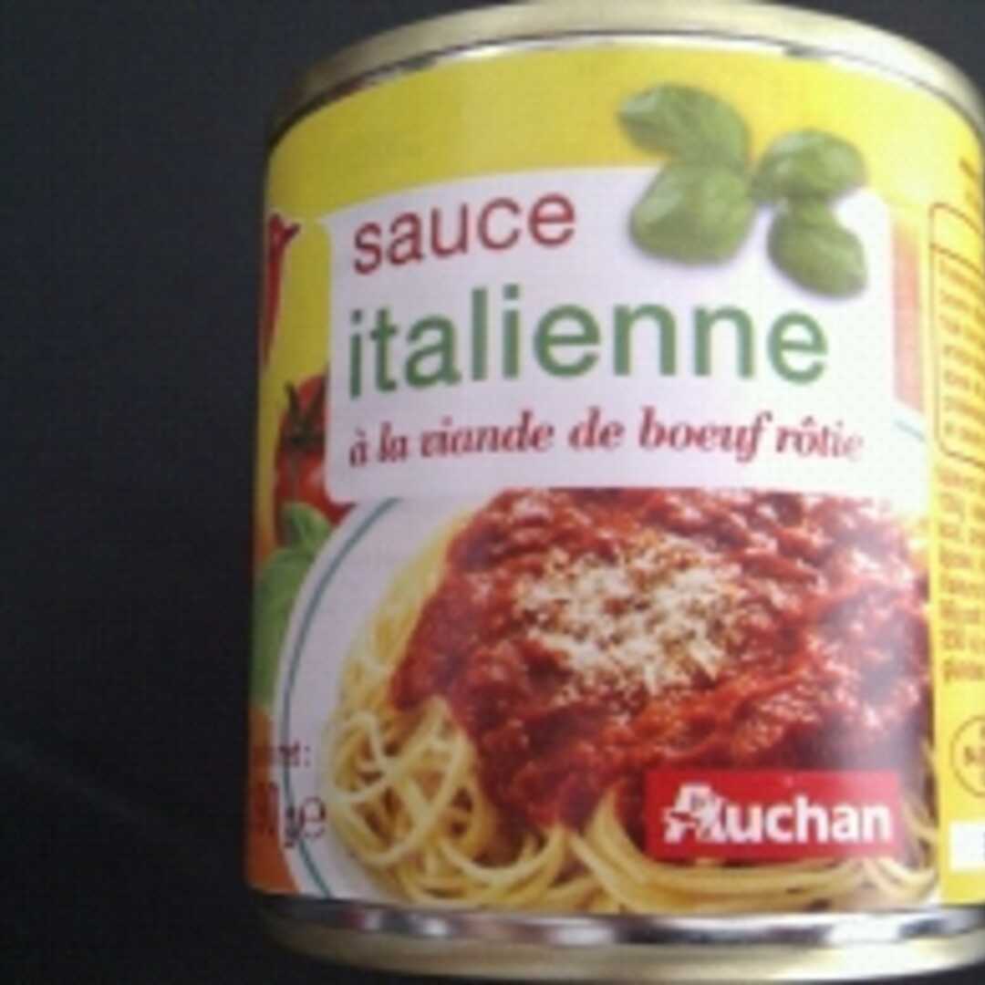 Auchan Sauce Italienne à la Viande de Bœuf Rôtie