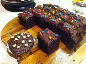 Chocolate Cake (with Chocolate Icing)