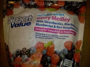 Great Value Frozen Mixed Berries
