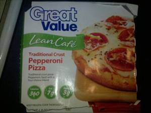Great Value Lean Cafe Pepperoni Pizza