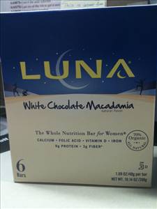 Luna Luna Bar - White Chocolate Macadamia