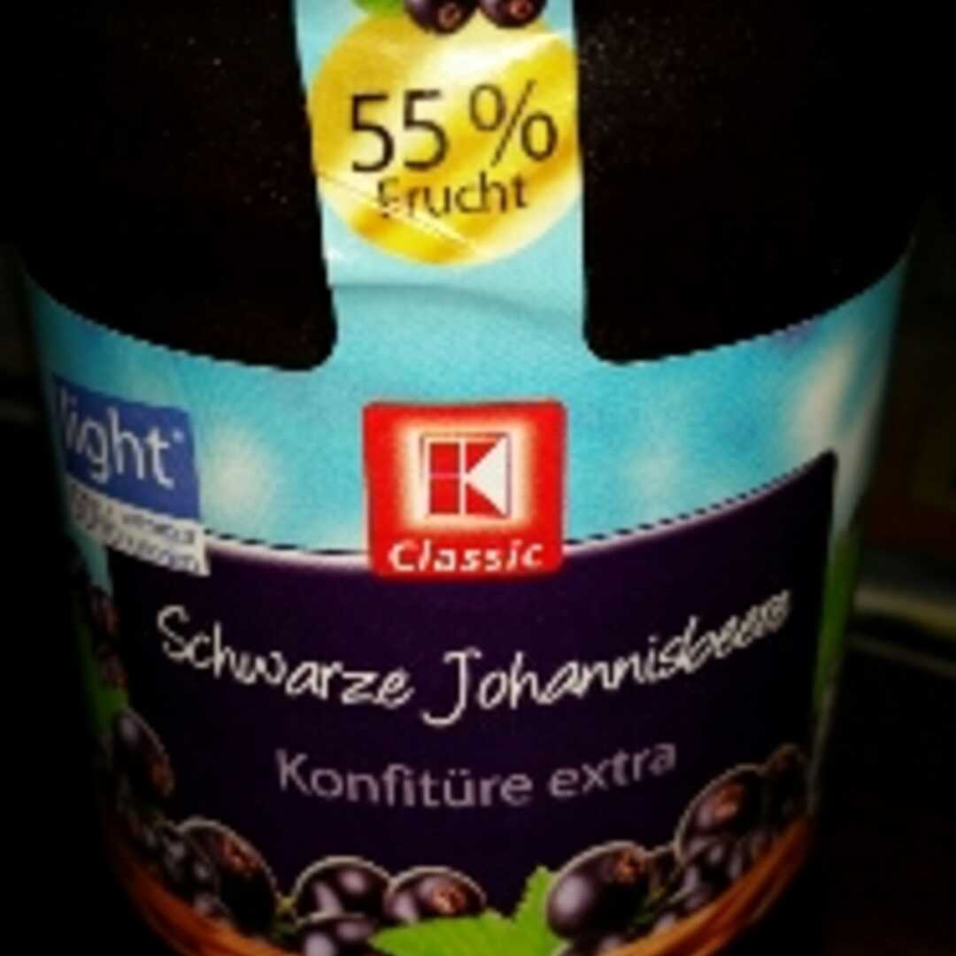 K-Classic Schwarze Johannisbeere Konfitüre Extra Light