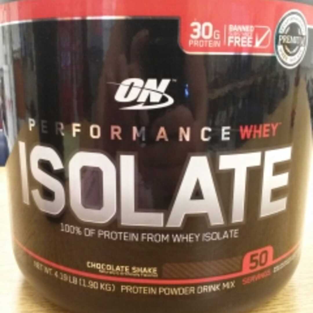 Optimum Nutrition Performance Whey 100% Isolate