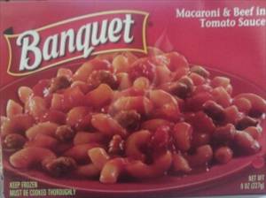 Banquet Mac & Beef Meal