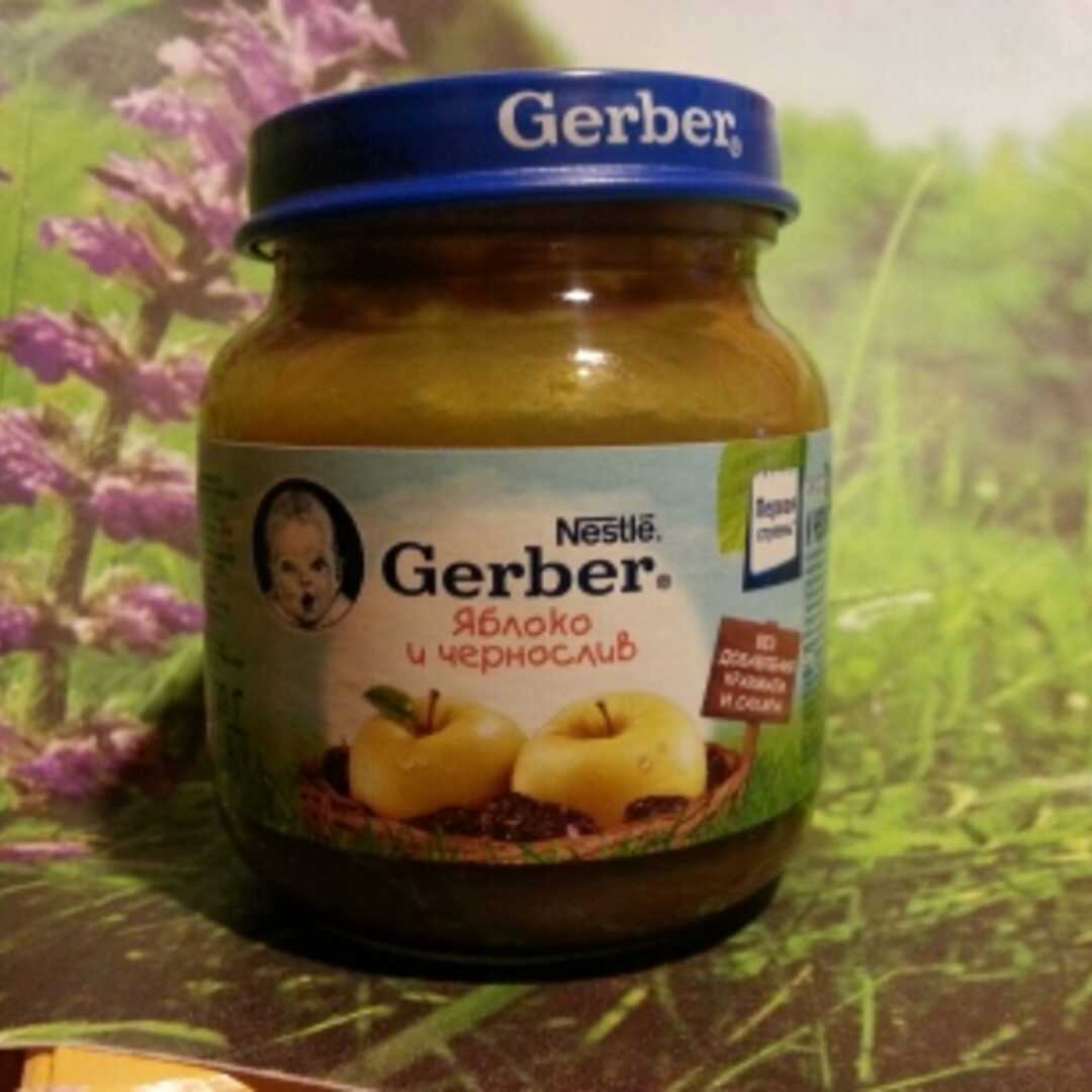 Gerber Фруктовое Пюре Яблоко и Чернослив