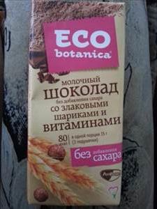 Eco Botanica Молочный Шоколад со Злаковыми Шариками