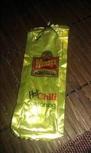 Wendy's Hot Chili Seasoning Packet