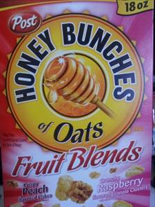 Post Honey Bunches of Oats Fruit Blends - Peach Raspberry