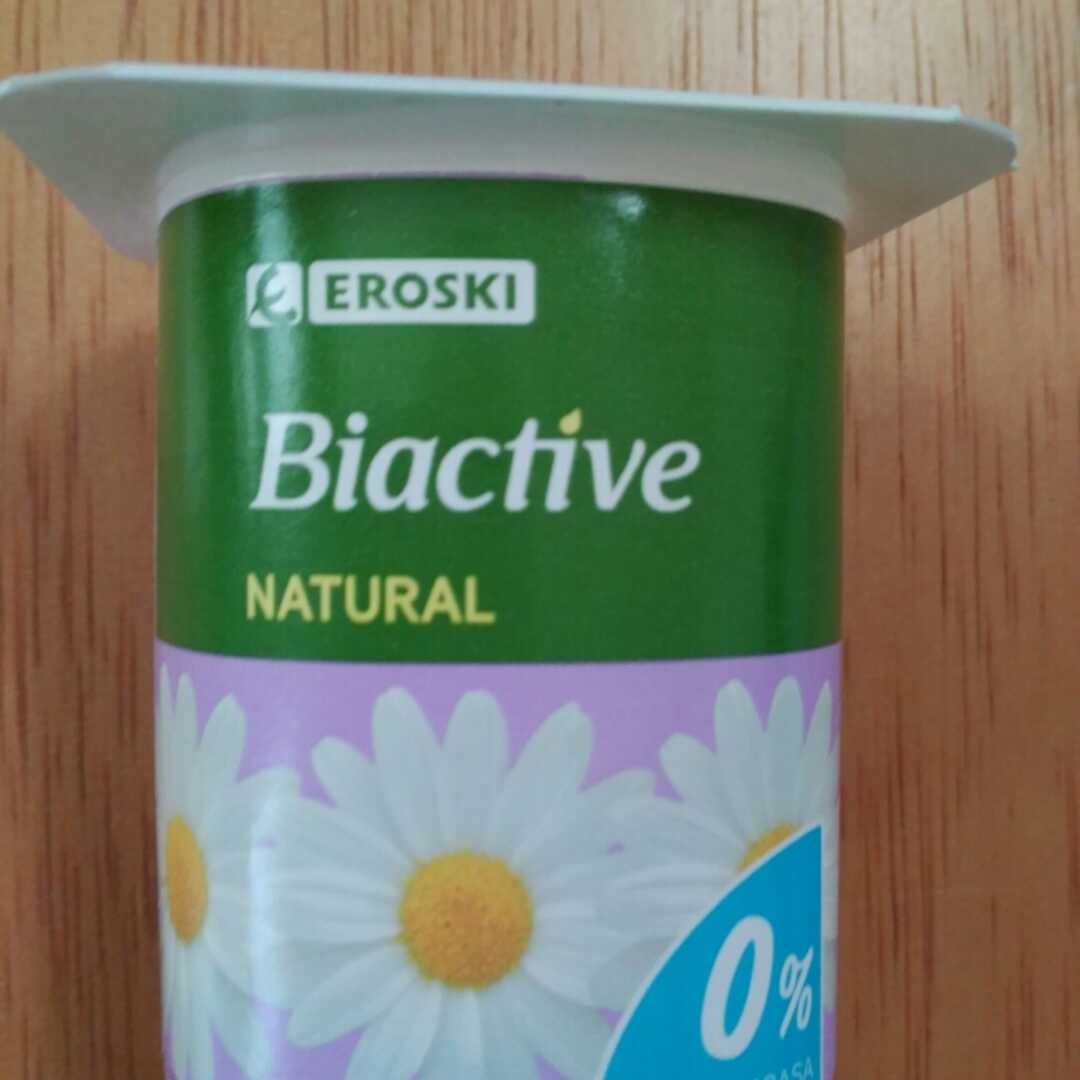 Eroski Yogur Biactive Natural 0%