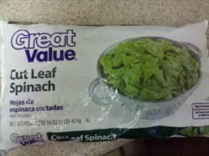 Great Value Cut Leaf Spinach