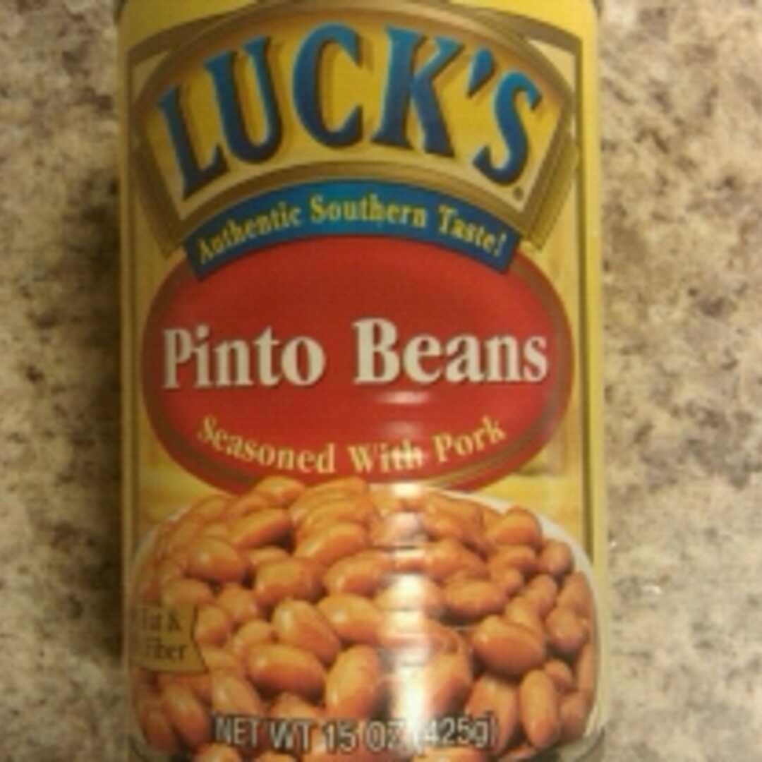Luck's Pinto Beans with Onions seasoned with Pork