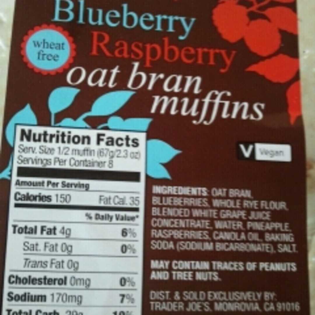 Trader Joe's Blueberry Raspberry Oat Bran Muffins