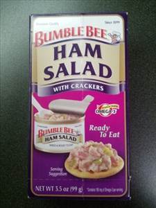 Bumble Bee Ham Salad with Crackers