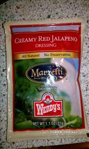 Wendy's Creamy Red Jalapeno Dressing