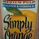 Simply Orange Orange Juice with Calcium (Medium Pulp)
