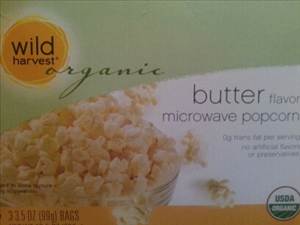 Wild Harvest Light Butter Flavor Microwave Popcorn
