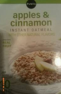 Publix Instant Oatmeal - Apple & Cinnamon