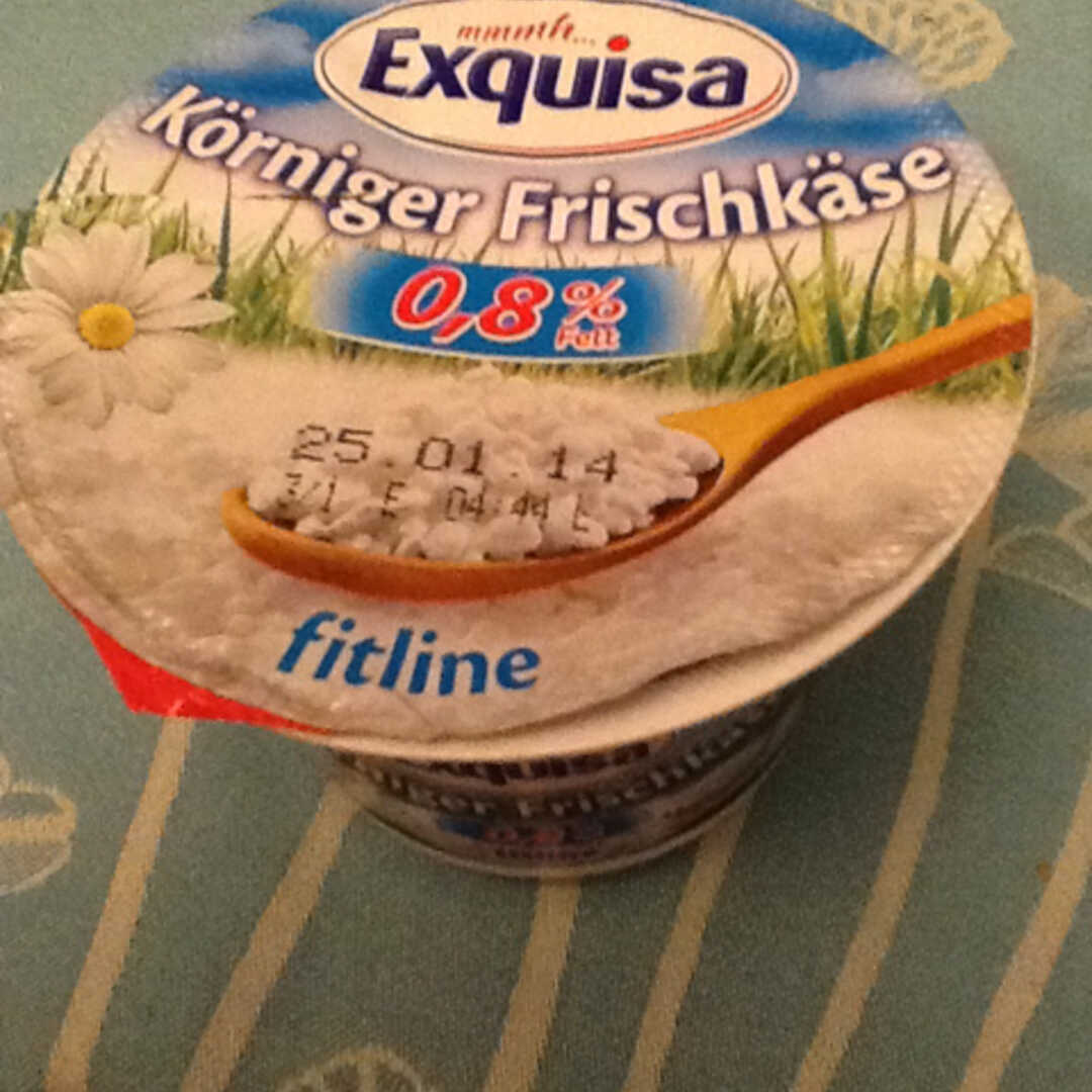 Exquisa Körniger Frischkäse Fitline 0,8%