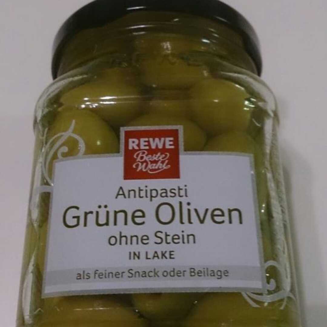 REWE Beste Wahl Grüne Oliven ohne Stein