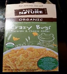 Back to Nature Organic Crazy Bugs Macaroni & Cheese Dinner