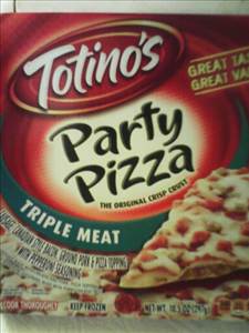 Totino's Triple Meat Crisp Crust Party Pizza