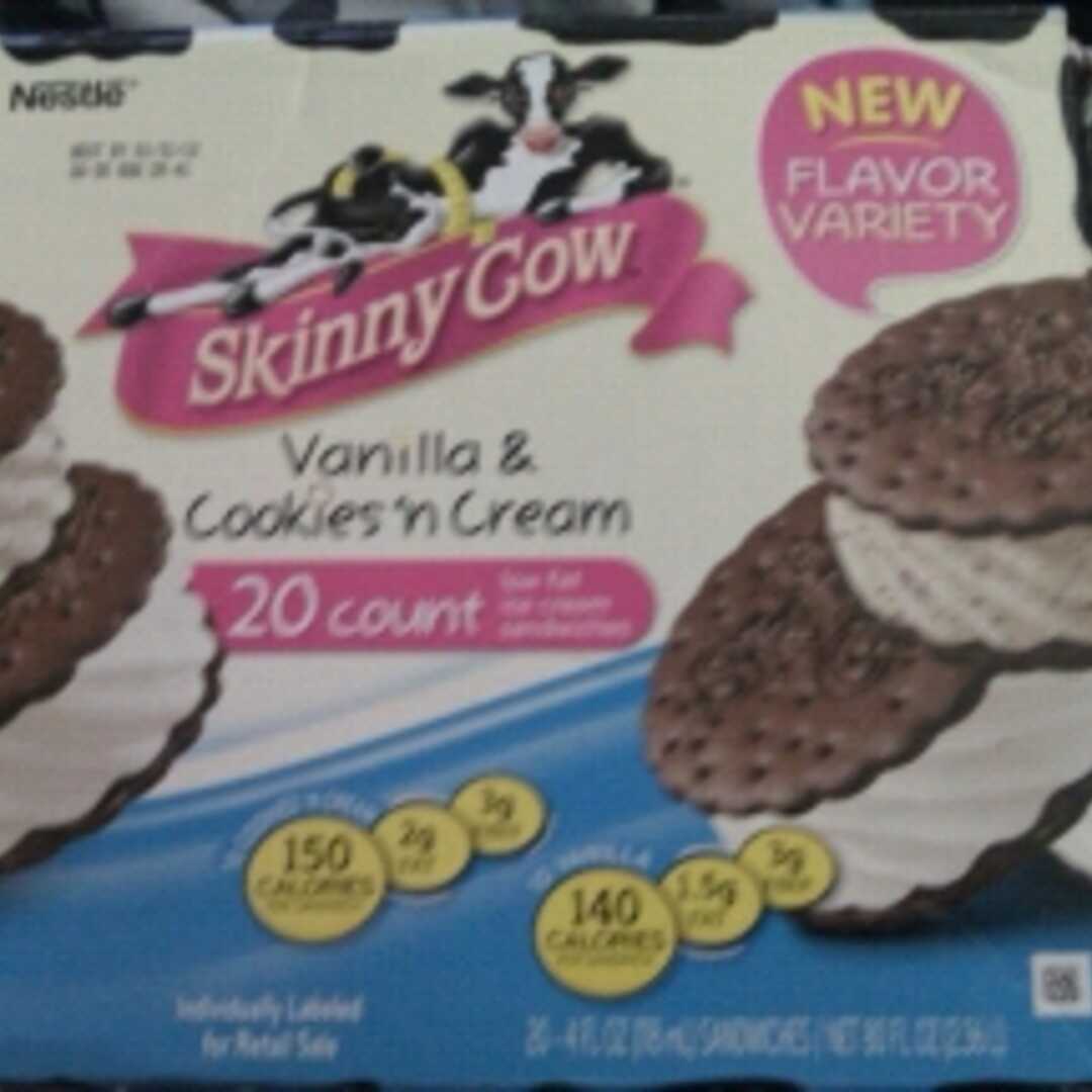 Skinny Cow Low Fat Ice Cream Sandwiches - Cookies n' Cream