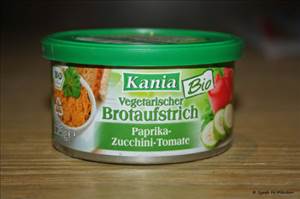Kania Vegetarischer Brotaufstrich Paprika Zucchini Tomate
