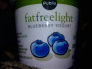 Publix Fat Free Light Blueberry Yogurt