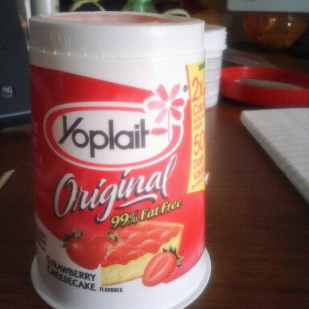 Yoplait Original 99% Fat Free Yogurt - Strawberry Cheesecake