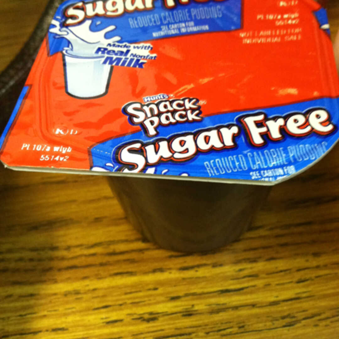 Hunt's Sugar Free Chocolate Pudding Snack Pack