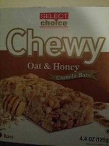 Select Choice Chewy Oat & Honey Granola Bars