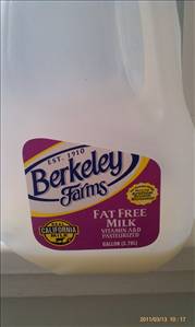 Berkeley Farms Fat Free Milk