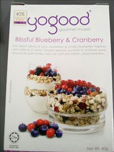 Yogood Blissful Blueberry & Cranberry Gourmet Muesli