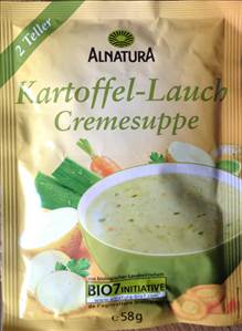 Alnatura Kartoffel-Lauch-Suppe