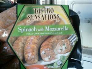 Bistro Sensations Chicken Sausage with Spinach with Mozzarella