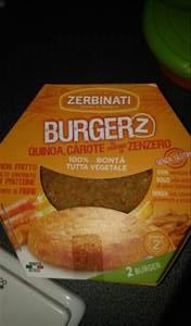 Zerbinati Burger'z Quinoa, Carote al Profumo di Zenzero