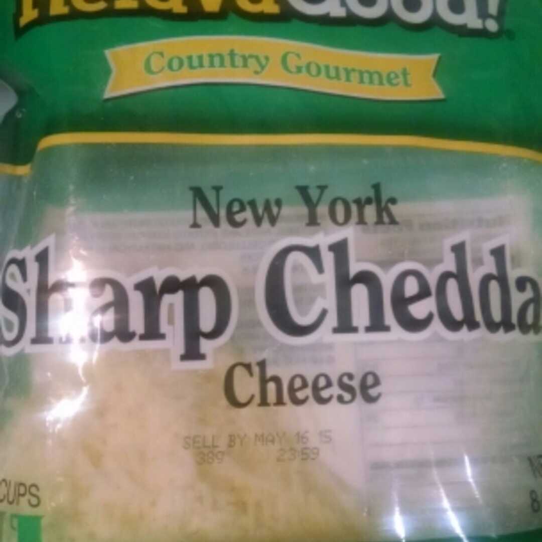 Heluva Good Fancy Shredded New York State Sharp Cheddar Cheese