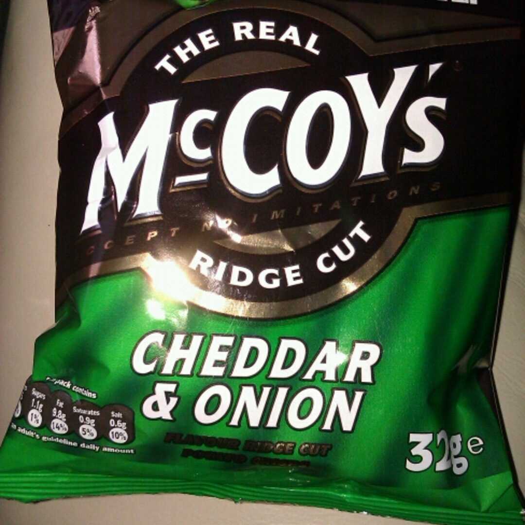 McCoy's Cheddar & Onion Ridge Cut Crisps