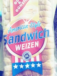 Gut & Günstig American Style Sandwich Weizen (38g)