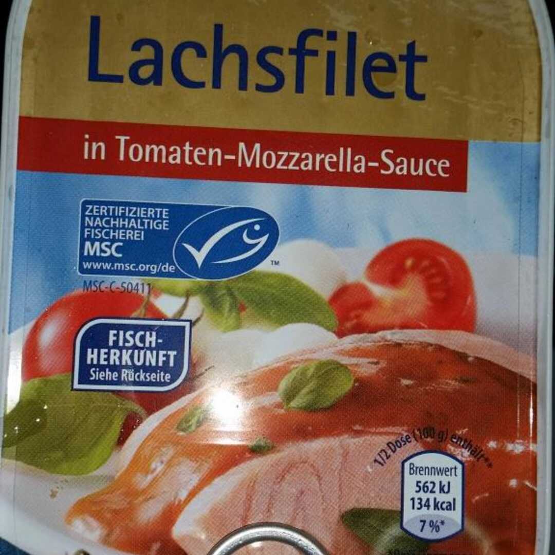 Armada Lachsfilet in Tomaten-Mozzarella-Sauce