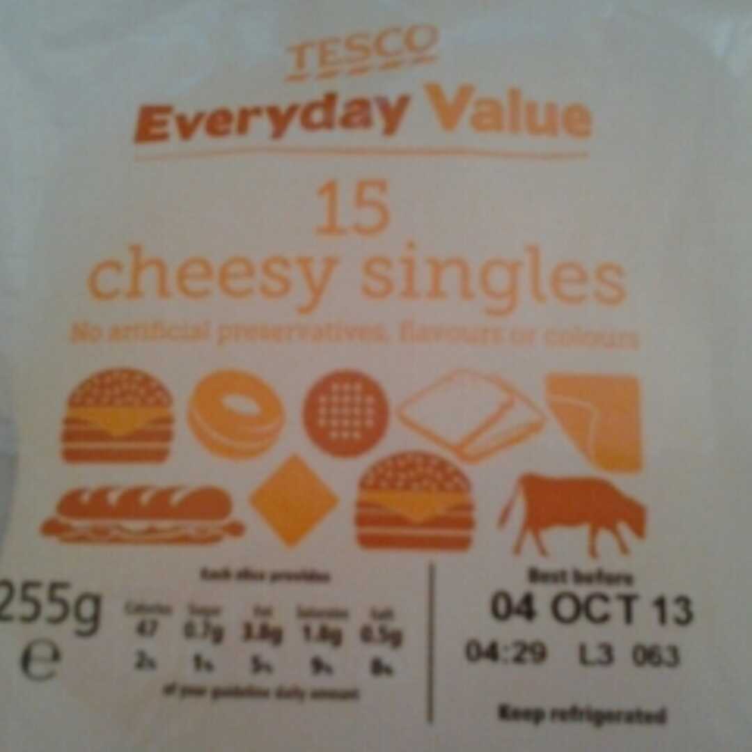 Tesco Everyday Value Cheesy Singles