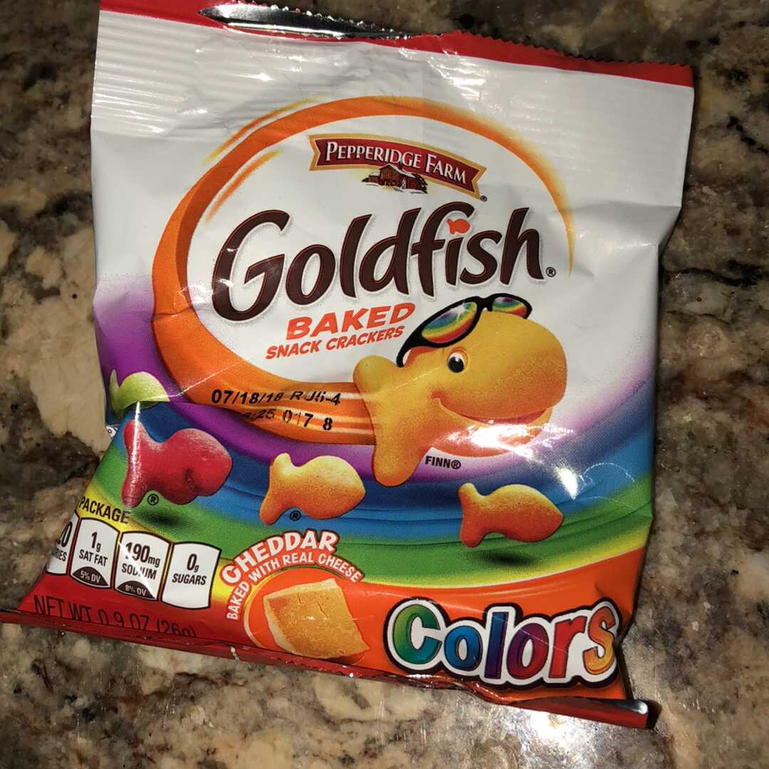 Pepperidge Farm Goldfish Colors Baked Snack Crackers - Cheddar