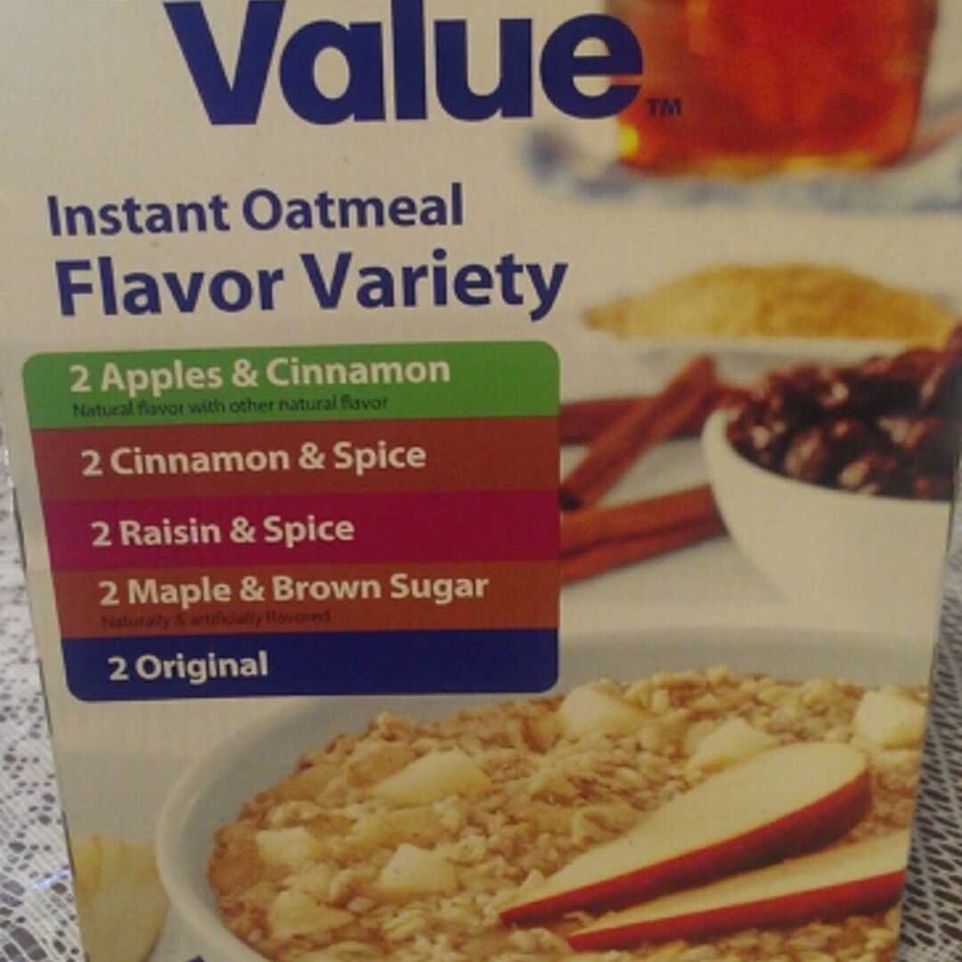 Great Value Cinnamon & Spice Instant Oatmeal