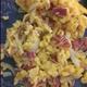 Egg Omelet or Scrambled Egg with Cheese and Ham or Bacon